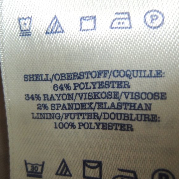 Lands' End Canvas Brown Houndstooth Ruffle Mini Skirt 4 *Fits 6-8 - Picture 10 of 10